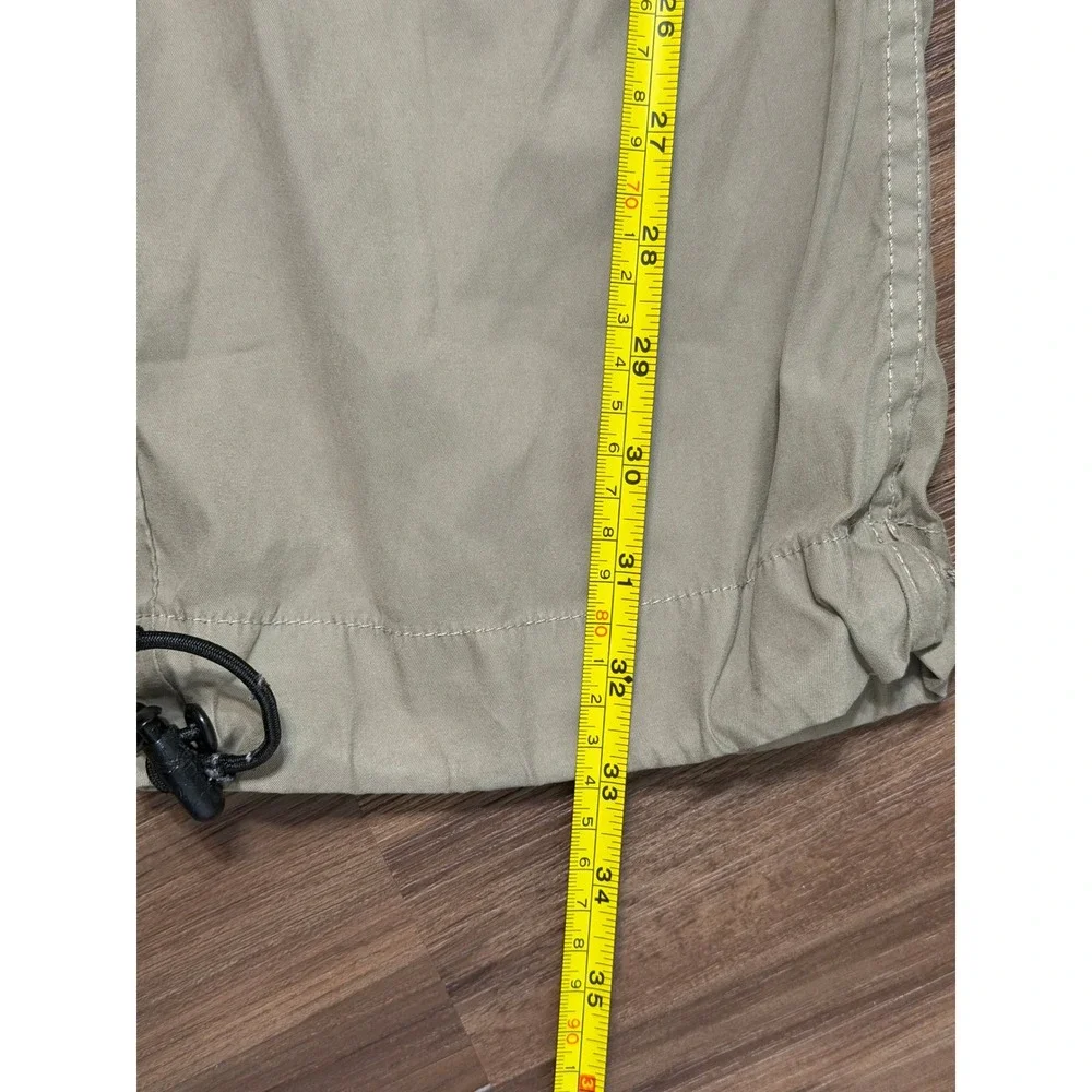 VTG Levis SilverTab Mens Data Khaki Cargo Pants Tan Techwear Bungee Sz M x 34